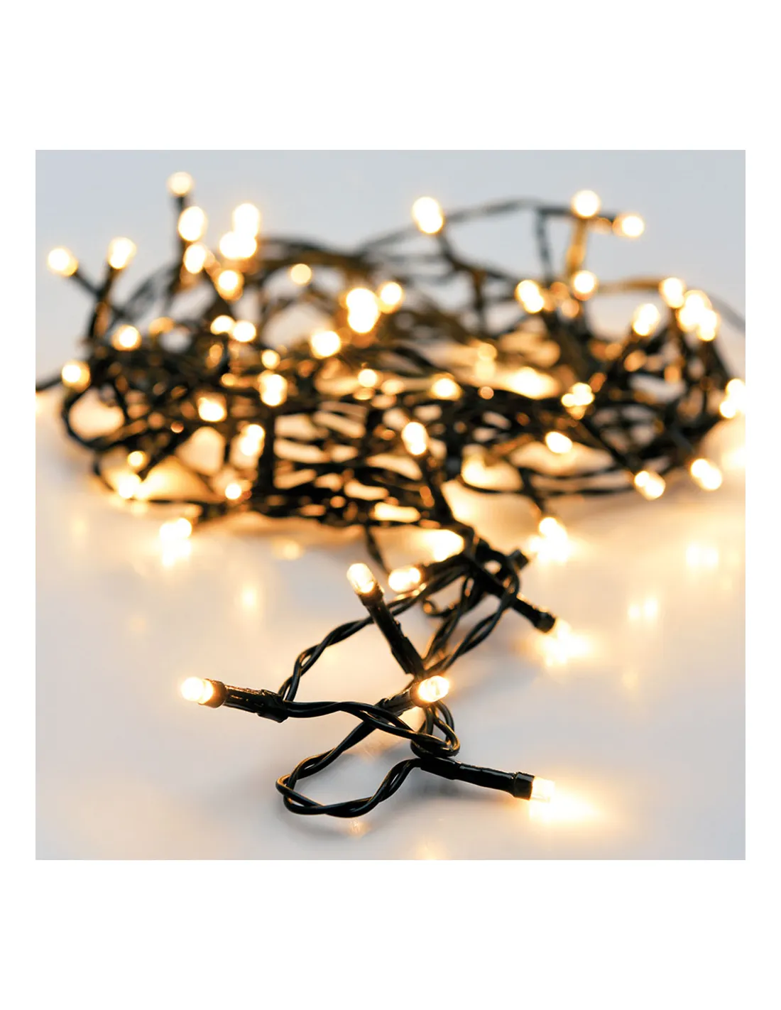 guirlande 320 leds blanc chaud exterieur 27m