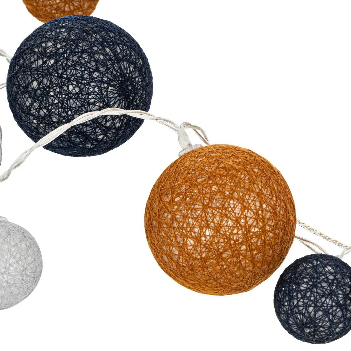 Guirlande LED Multicolore en coton  | 3 Suisses