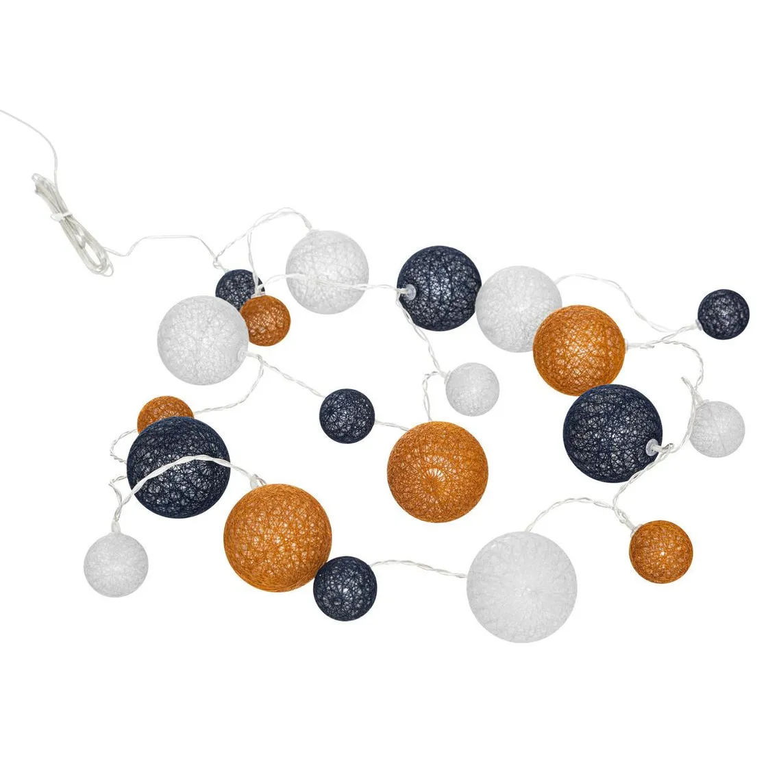 Guirlande LED Multicolore en coton  | 3 Suisses
