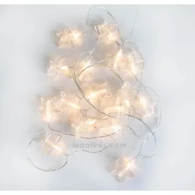 Guirlande étoile LED Bianca | leonleds.com